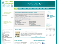 Tablet Screenshot of begles-entreprises.com